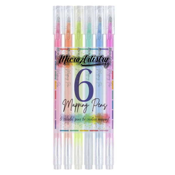 MicroArtistry Rainbow Mapping Pen 6-pack