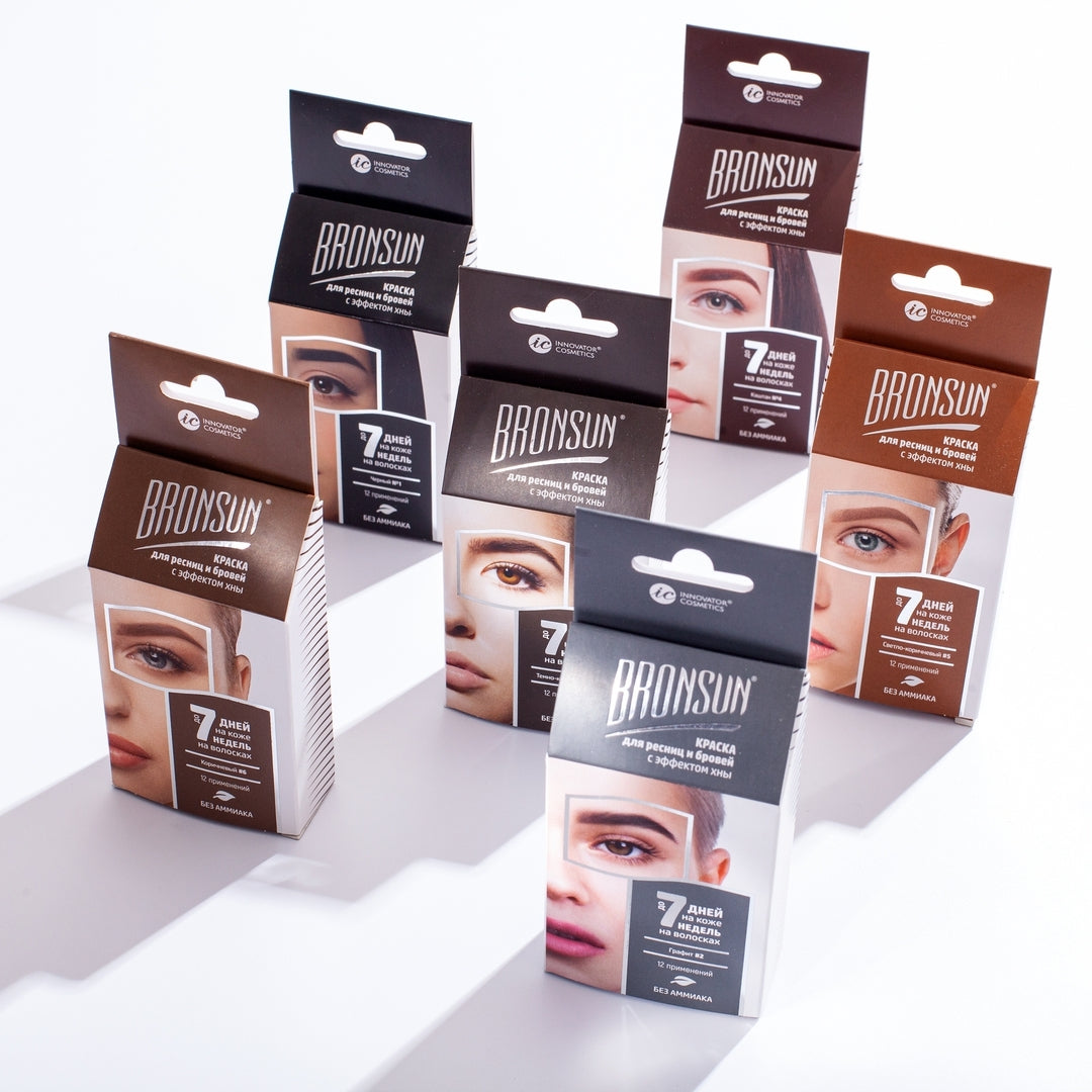 Bronsun Eyelash and Eyebrow TINT KIT 7ml + 5ml developer