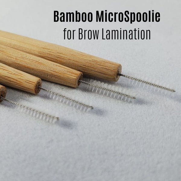 Bamboo Microspoolies for Brow Lamination