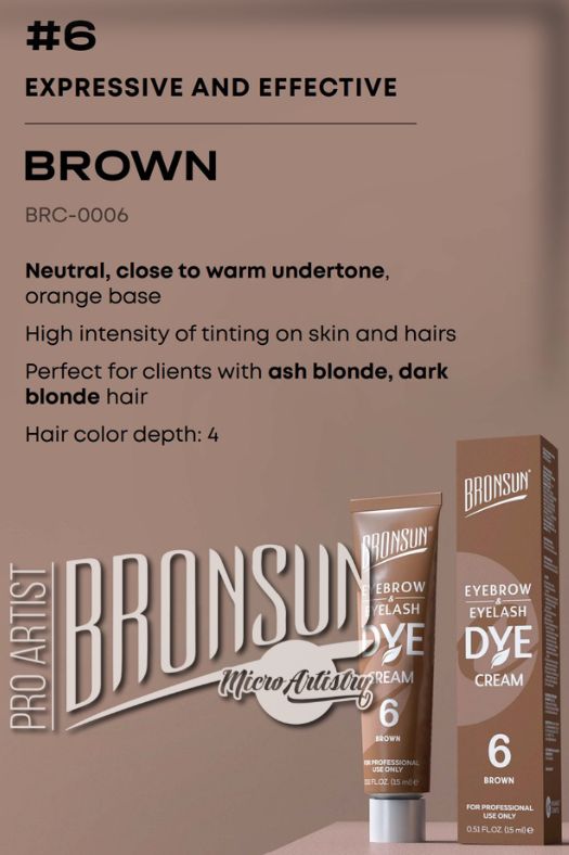 Bronsun Eyelash and Eyebrow CREAM DYE ONLY 15ml