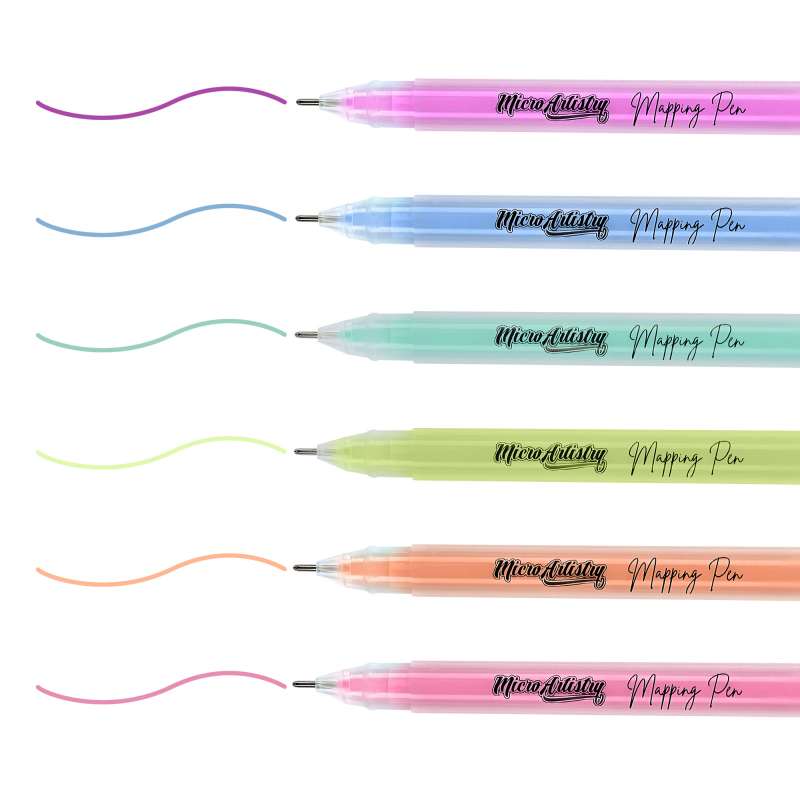 MicroArtistry Rainbow Mapping Pen 6-pack