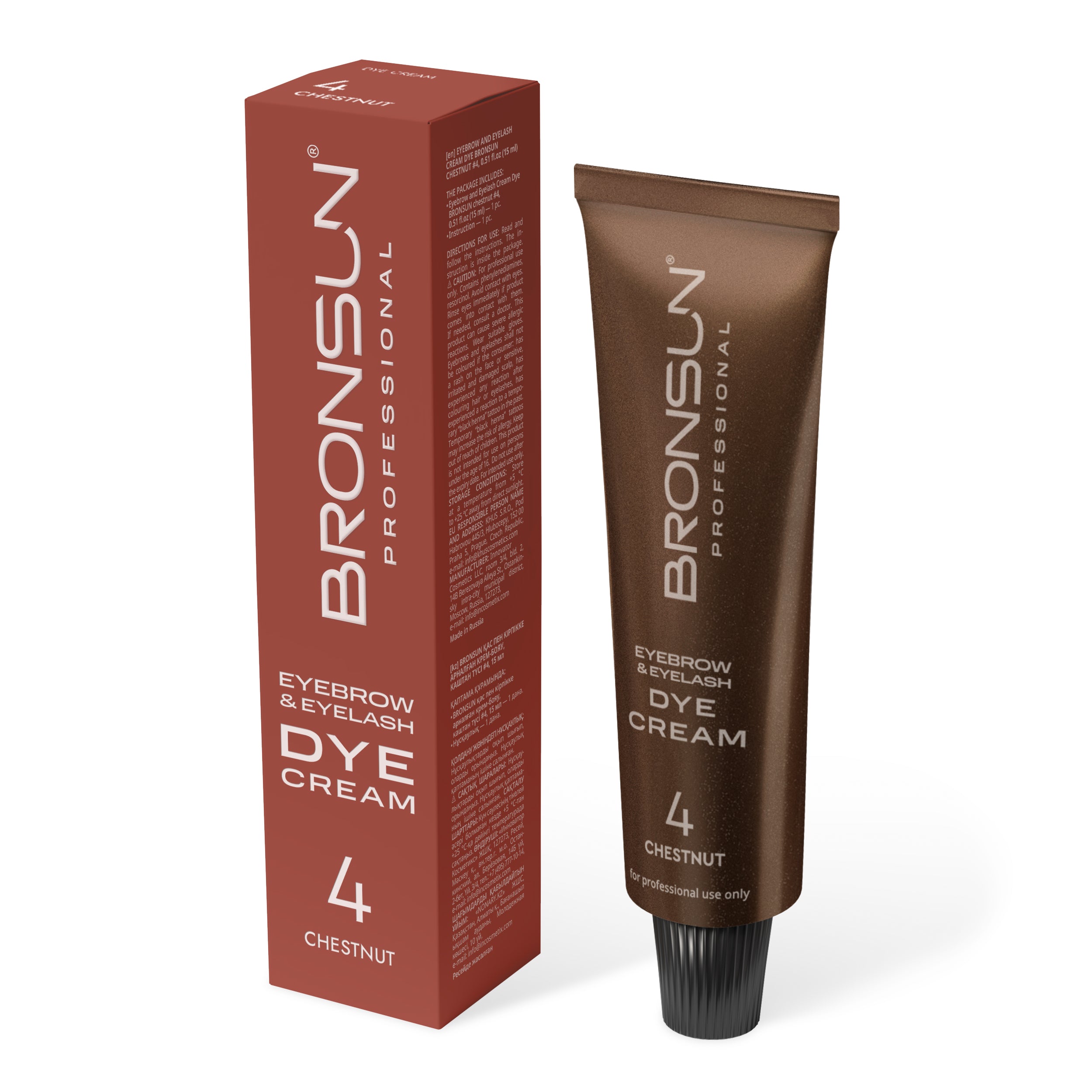 Bronsun Eyelash and Eyebrow CREAM DYE 15ml – MicroArtistry Academy