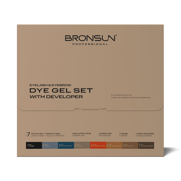 Bronsun Gel dye set with developer