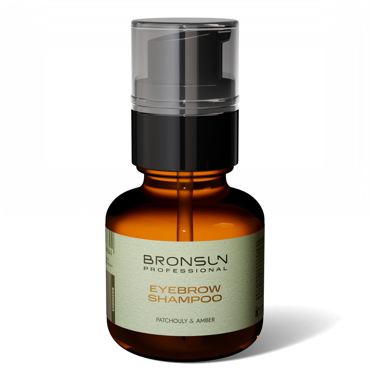 BRONSUN® Eyebrow shampoo PATCHOULY & AMBER, 1.69 fl.oz (50 ml)