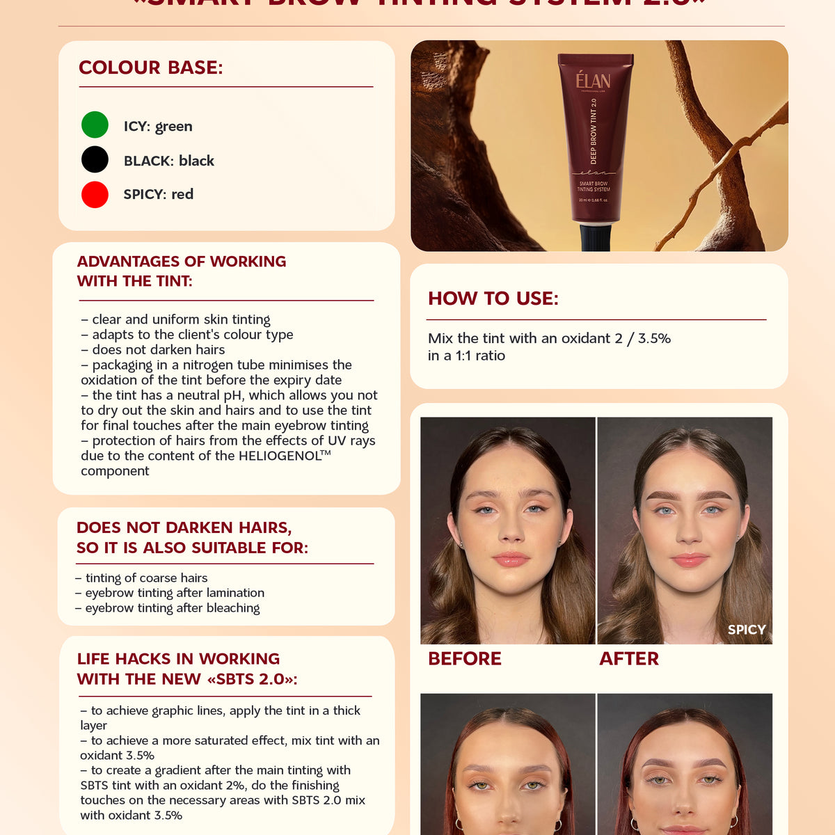 Elan Deep Brow Tint 2.0 (03 Black)