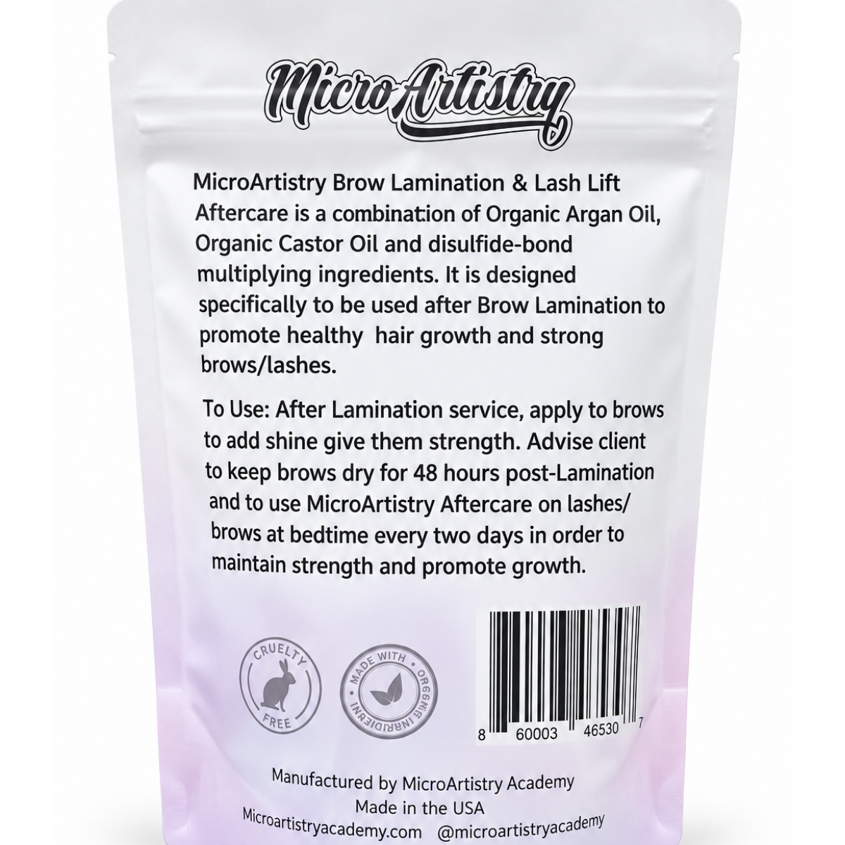 Aftercare for Brow Lamination - 20 pack