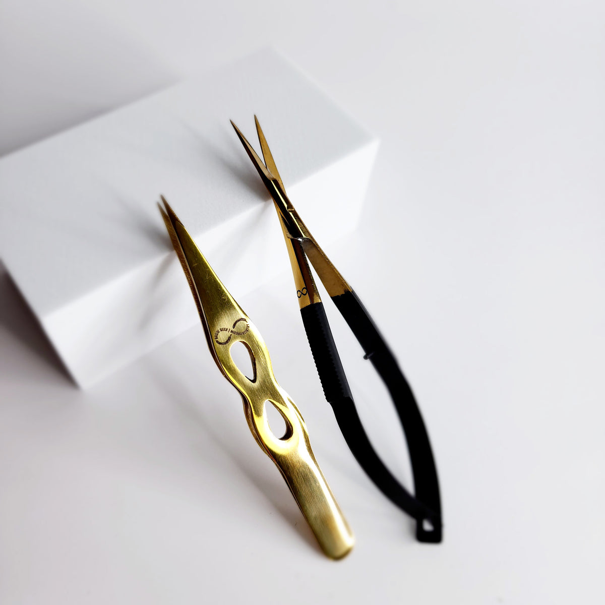 Infinity Hybrid Gold Tweezer and Spring Scissors - FIRE SALE!!!