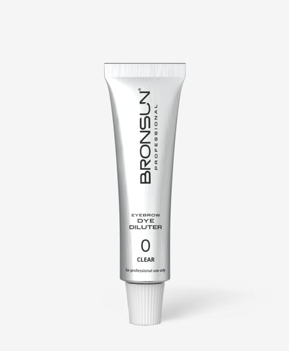 Eyebrow dye diluter BRONSUN, clear #0