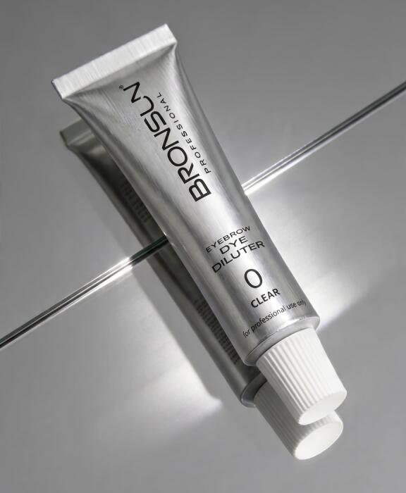 Eyebrow dye diluter BRONSUN, clear #0