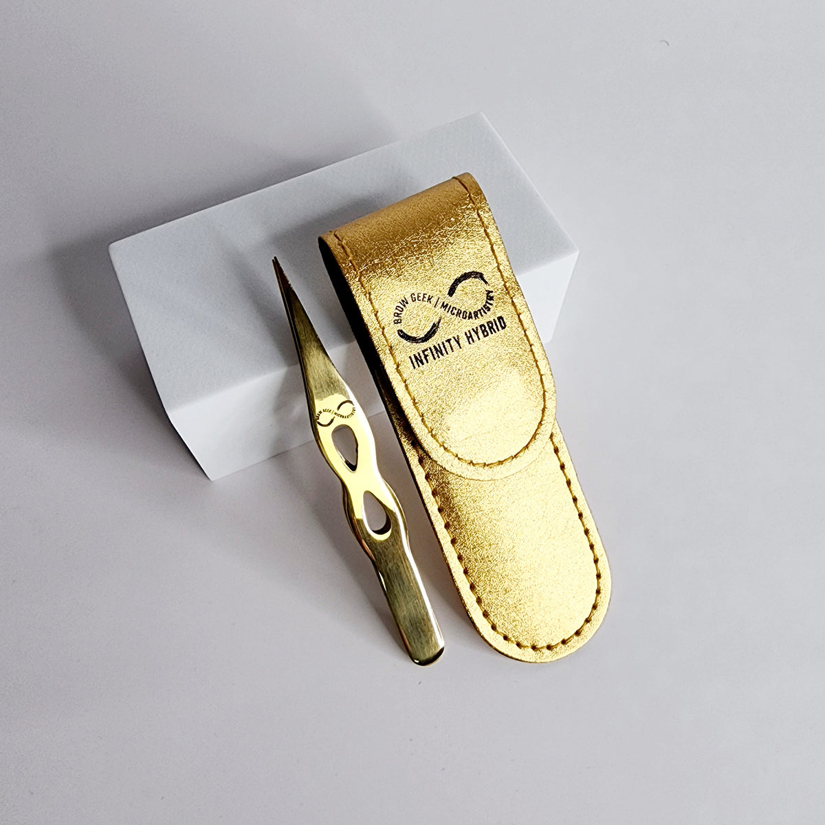Infinity Hybrid Gold Tweezer and Spring Scissors