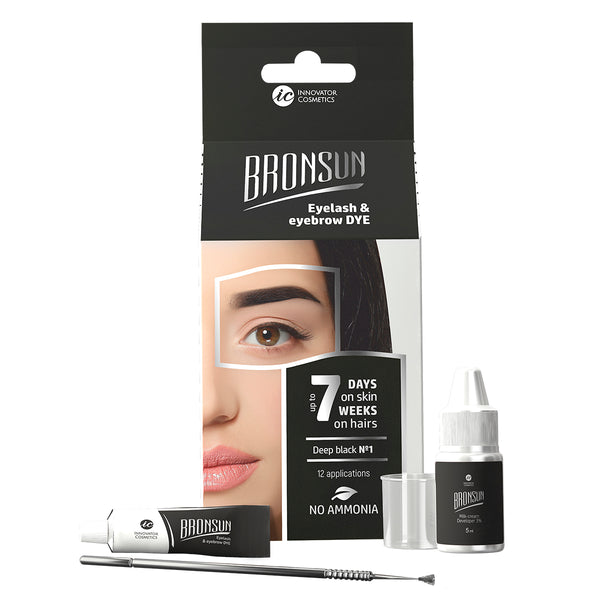 Bronsun Eyelash and Eyebrow TINT KIT 7ml + 5ml developer