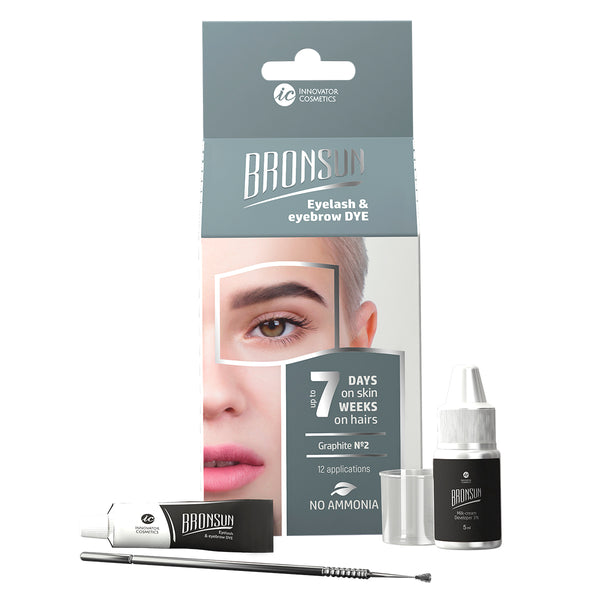 Bronsun Eyelash and Eyebrow TINT KIT 7ml + 5ml developer