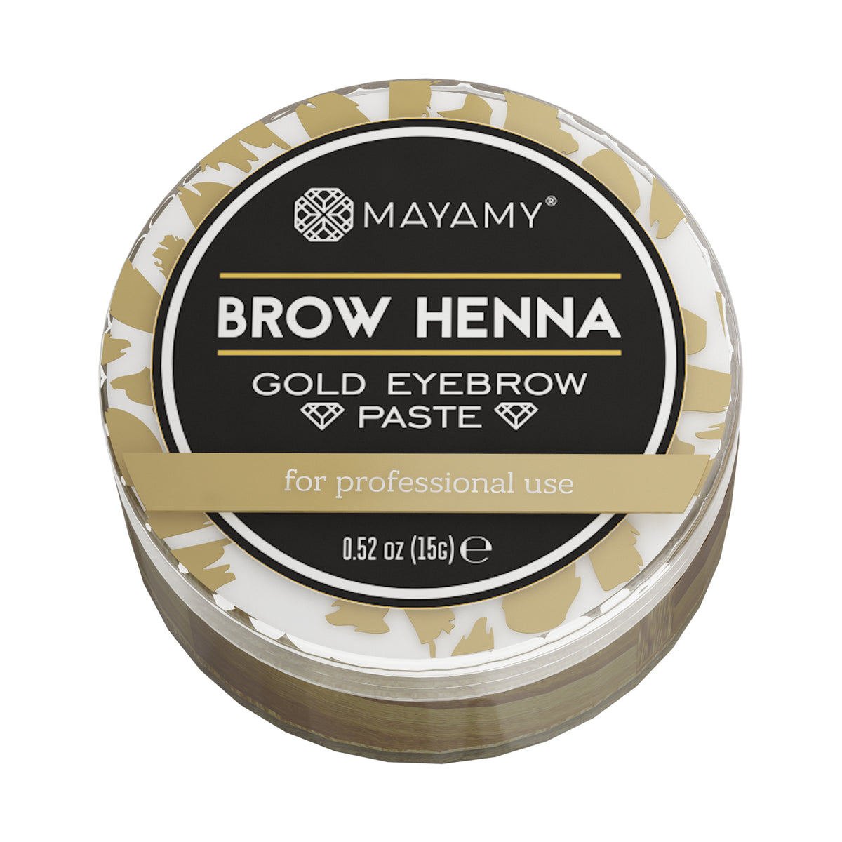 Mayamy White/Gold/PINK Eyebrow Paste