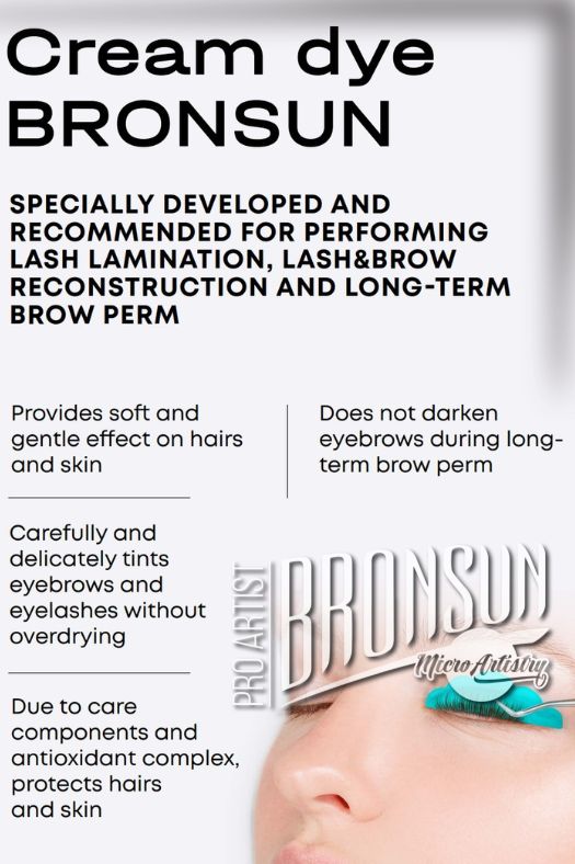 Bronsun Eyelash and Eyebrow CREAM DYE ONLY 15ml